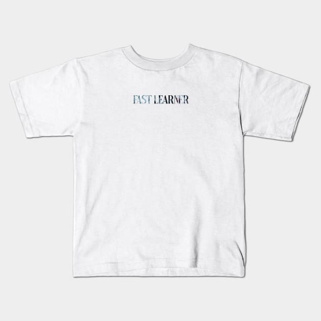 fast learner Kids T-Shirt by mahashop